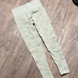 Gymshark Light Green Camo Leggings